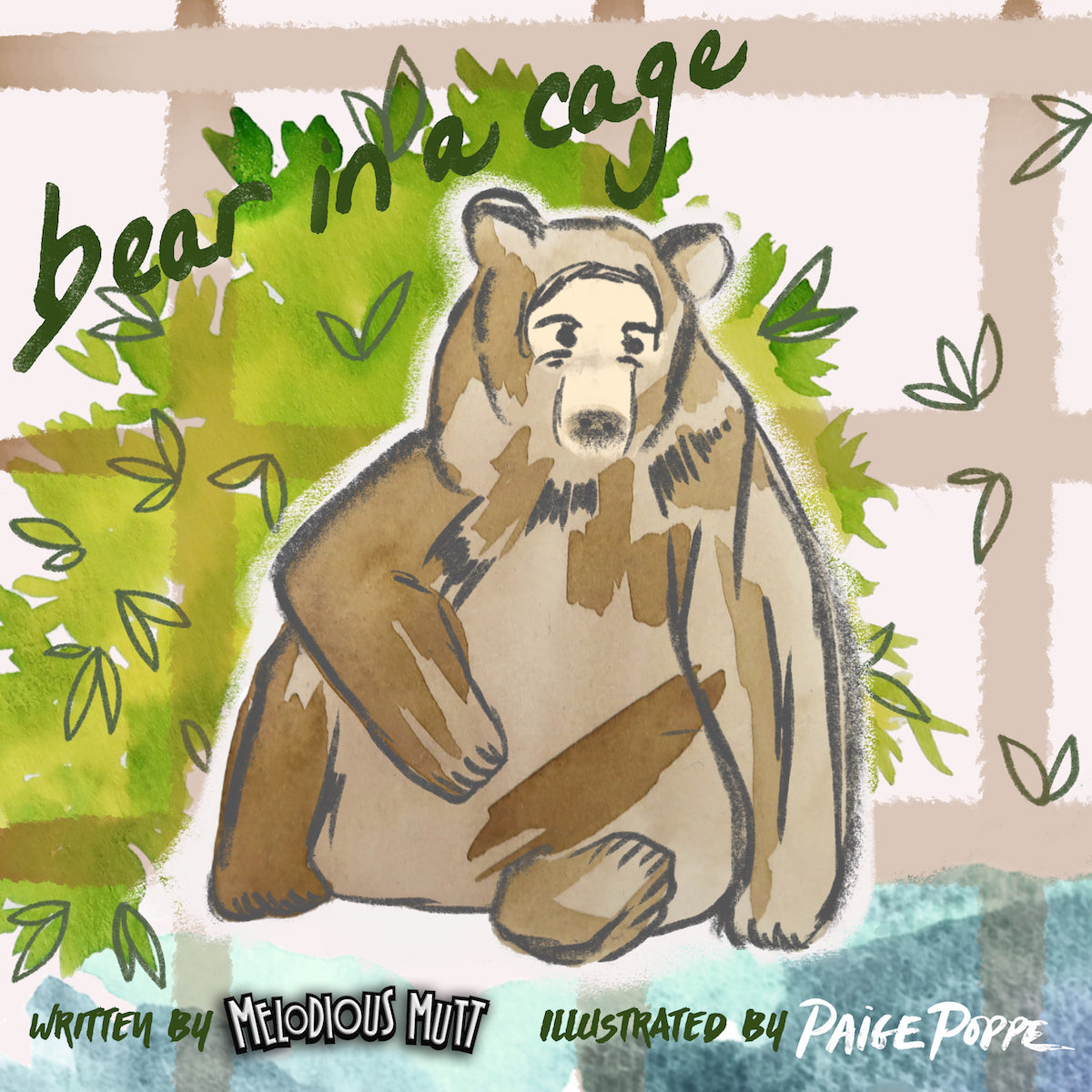 Bear In A Cage - (Book)